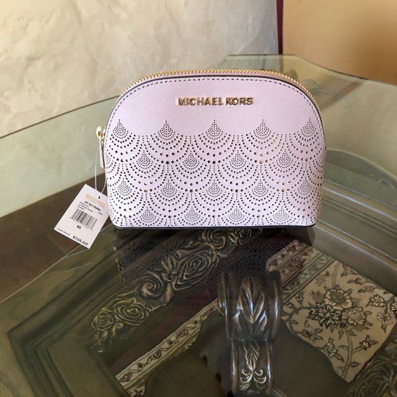 NWT Michael Kors Karson Handbag&wallet&pouch&pom - Picture 5 of 8